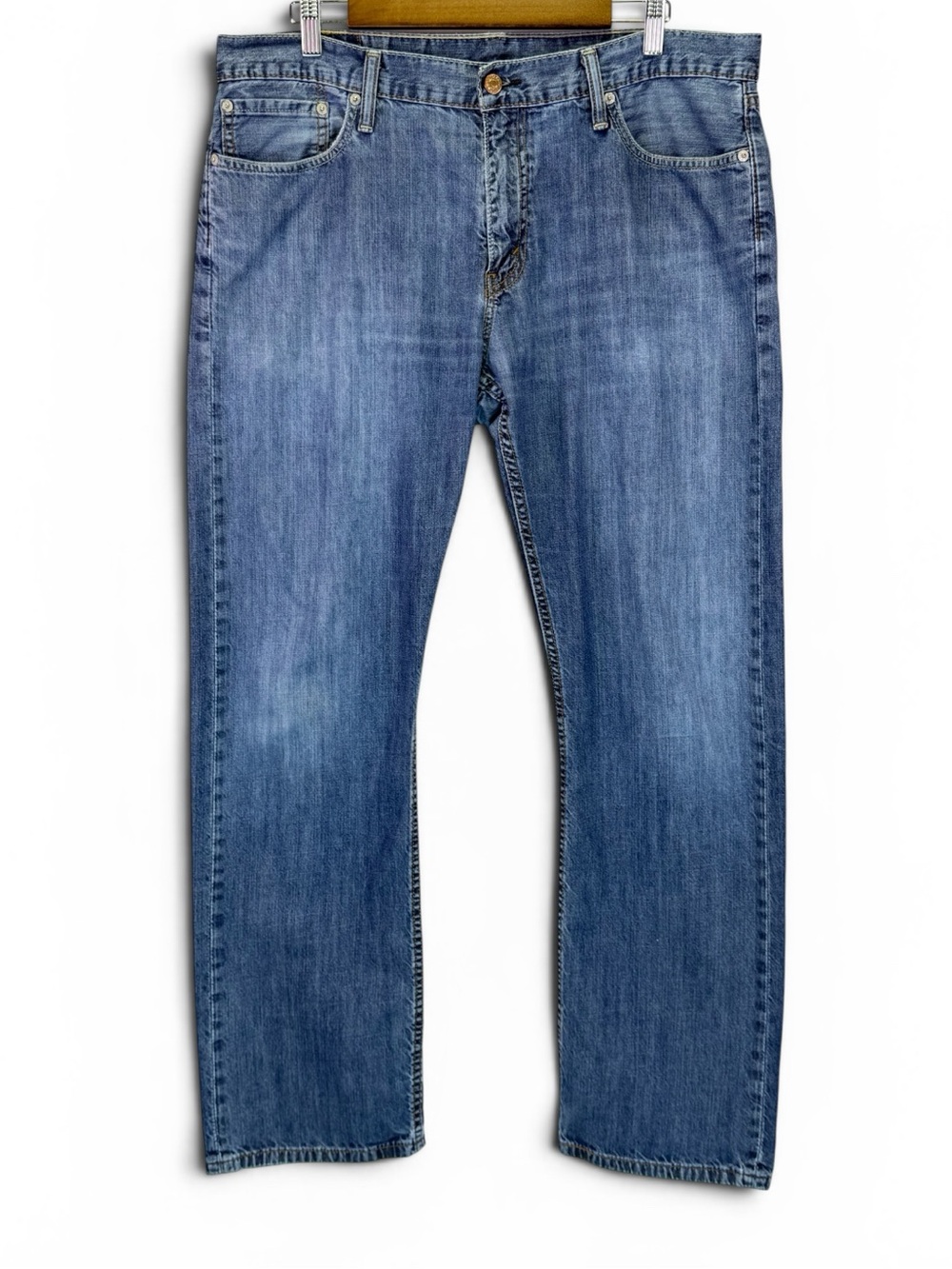 Levi's 514 Men's Straight Fit Denim Faded Medium Wash Jeans Size 36x32
